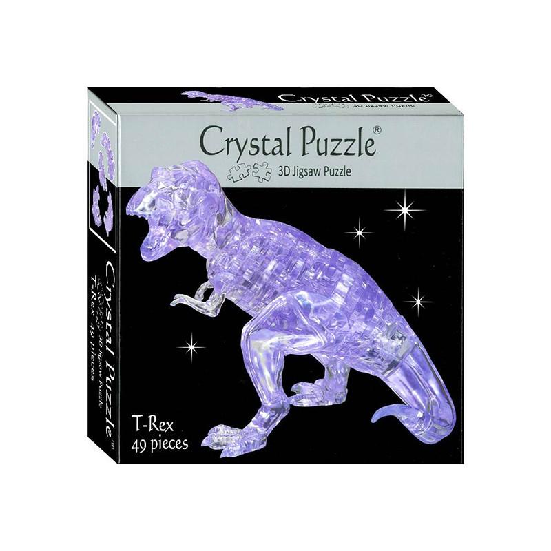 Crystal Puzzle - 3D Jigsaw -Clear T-Rex-Yarrawonga Fun and Games