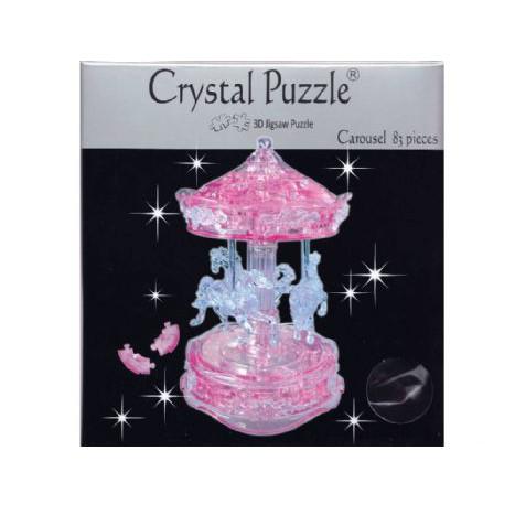 Crystal Puzzle - 3D Jigsaw -Deluxe Carousel-Yarrawonga Fun and Games