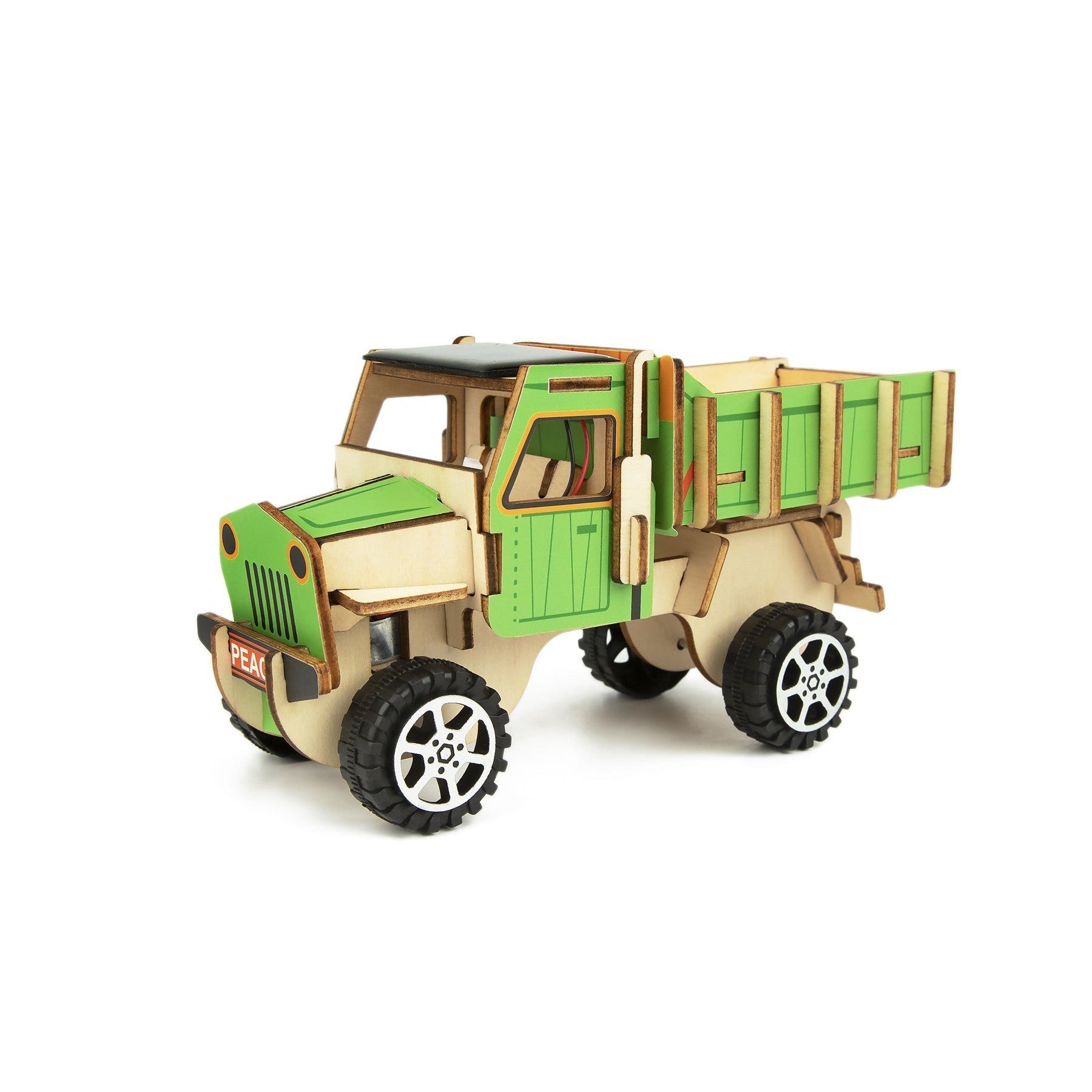 DIY 3D Wooden Solar truck-Yarrawonga Fun and Games