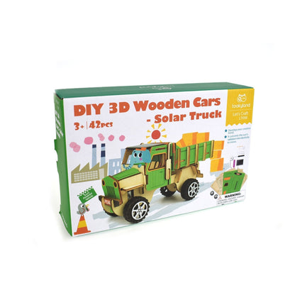 DIY 3D Wooden Solar truck-Yarrawonga Fun and Games