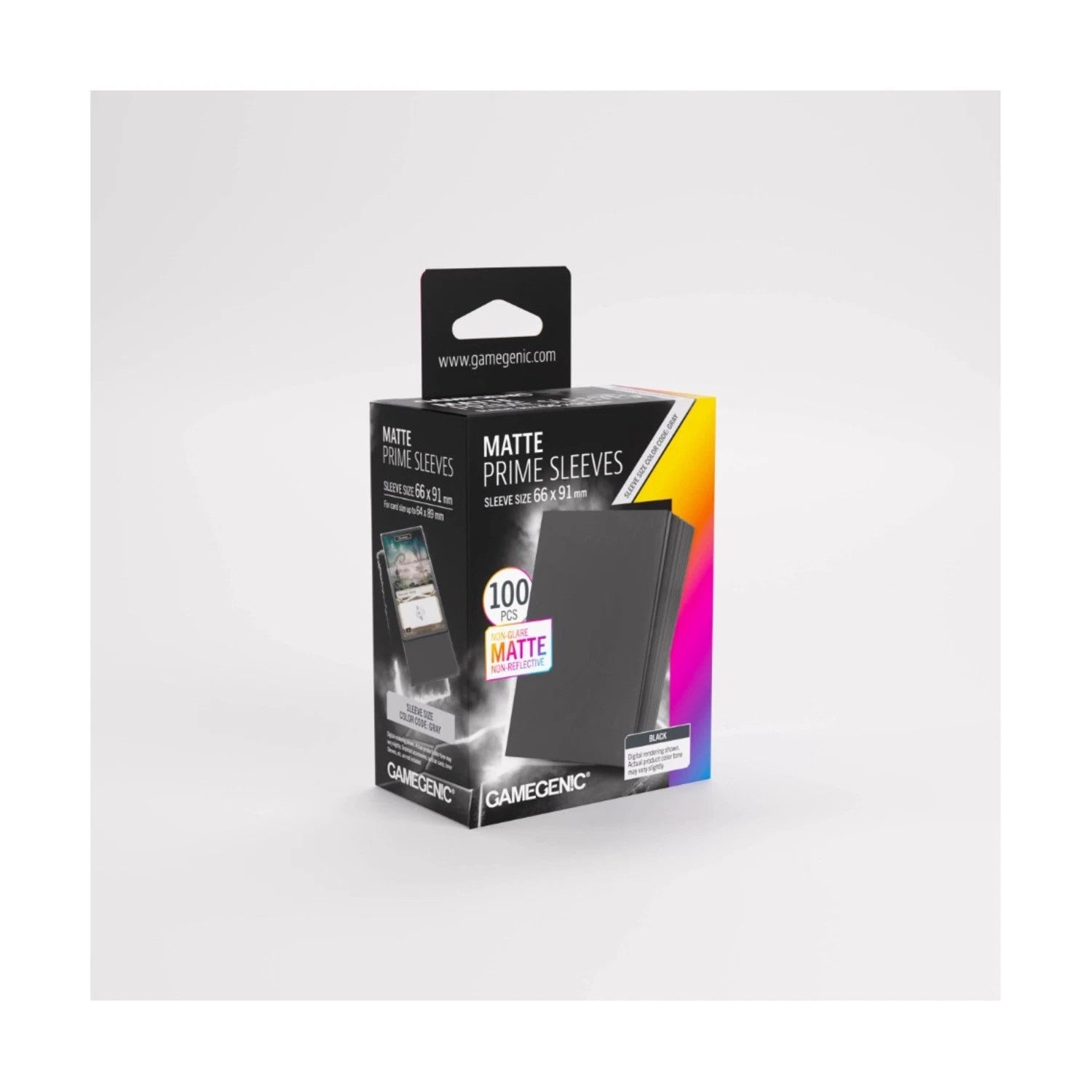 Deck Protector Sleeve 100 Black - Matte-Yarrawonga Fun and Games