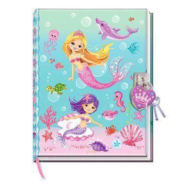 Diary - w/ lock & key - Mermaid-Yarrawonga Fun and Games