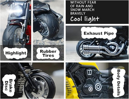 Diecast Pullback Classic Motocycle
