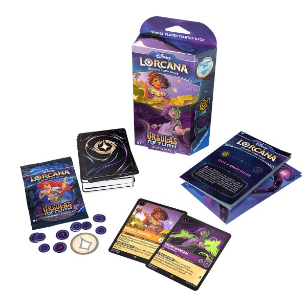 Disney Lorcana - Ursula's Return Starter Deck-Amber Amethyst-Yarrawonga Fun and Games