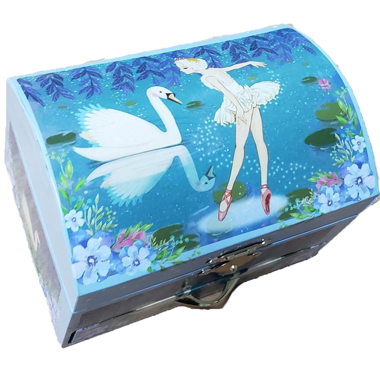 Dome Swan Lake Jewellery Box-Yarrawonga Fun and Games