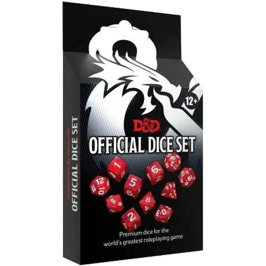Dungeons and Dragons Official Dice Set-Yarrawonga Fun and Games