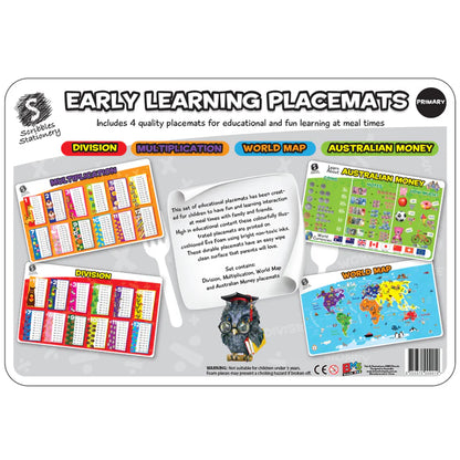 Early Learning Placemat Set-Yarrawonga Fun and Games