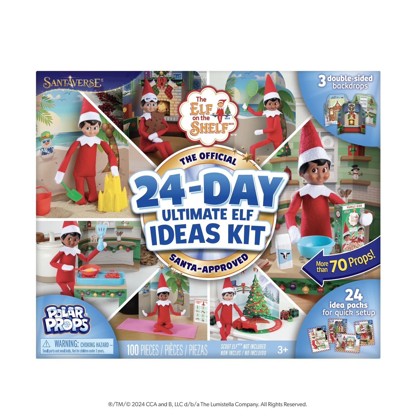 Elf on the Shelf - 24 Day Ultimate Elf Ideas Kit-Yarrawonga Fun and Games