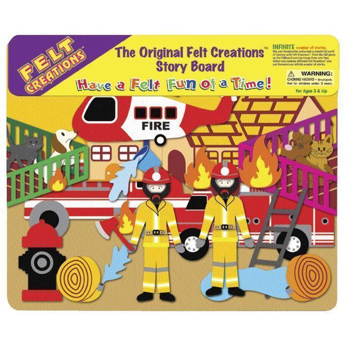 Felt Creations Story Boards-Fire Engine-Yarrawonga Fun and Games