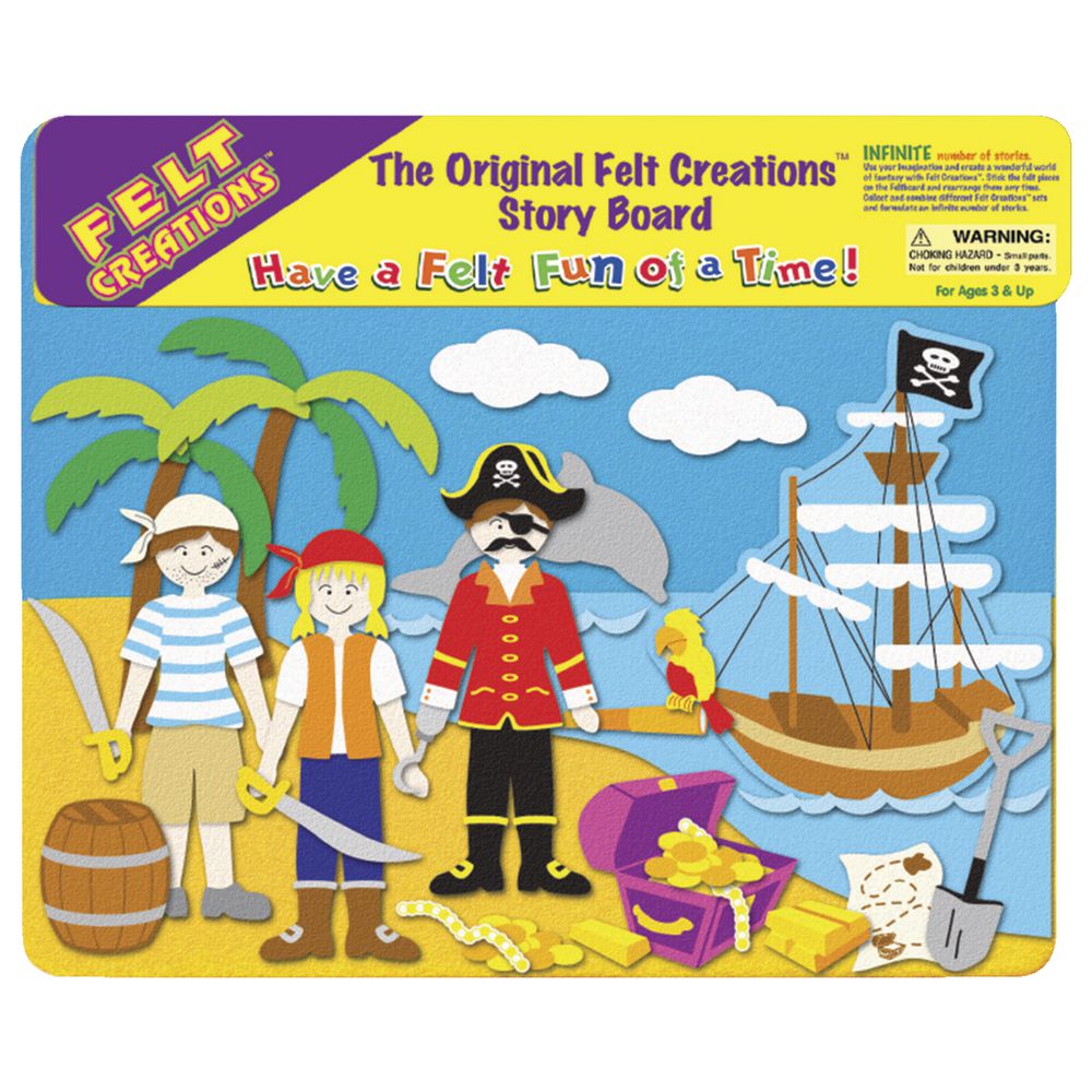 Felt Creations Story Boards-Pirate-Yarrawonga Fun and Games