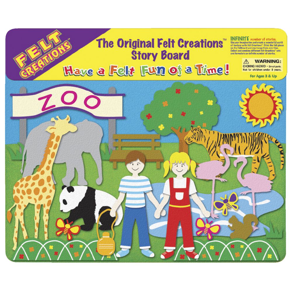 Felt Creations Story Boards-Zoo-Yarrawonga Fun and Games