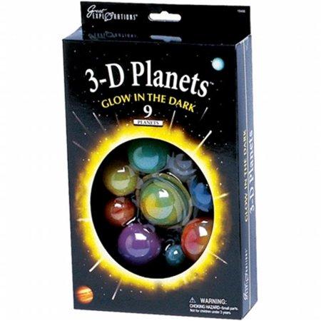 Glowing 3D Planets-Yarrawonga Fun and Games