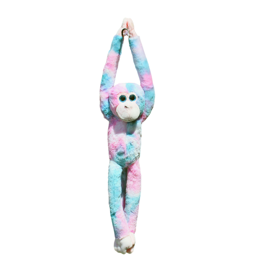 Hanging Monkey - Pink Blue-Yarrawonga Fun and Games