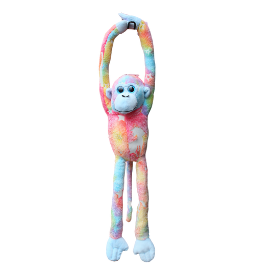 Hanging Monkey - Rainbow Glow in the Dark-Yarrawonga Fun and Games