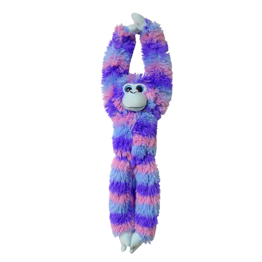 Hanging Monkey - Shaggy Purple/Blue/Pink-Yarrawonga Fun and Games