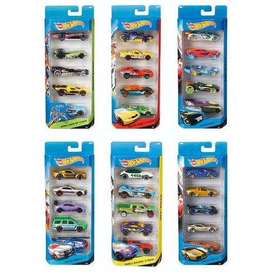 Hot Wheels Cars - 5 Pack - Various-Yarrawonga Fun and Games