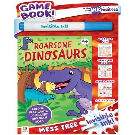 Inkredibles Roarsome Dinosaurs Game Book-Yarrawonga Fun and Games