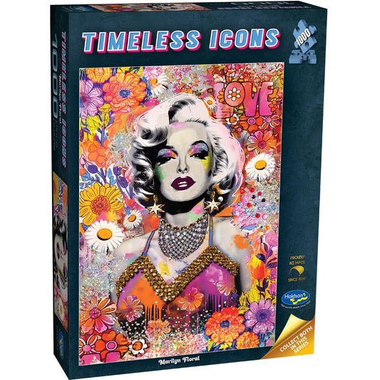Jigsaw 1000 pieces – Marilyn Floral-Yarrawonga Fun and Games