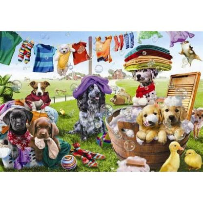 Jigsaw 260 pieces – Puppies Playing-Yarrawonga Fun and Games