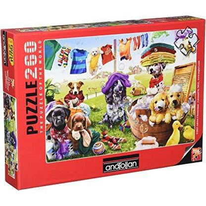 Jigsaw 260 pieces – Puppies Playing-Yarrawonga Fun and Games
