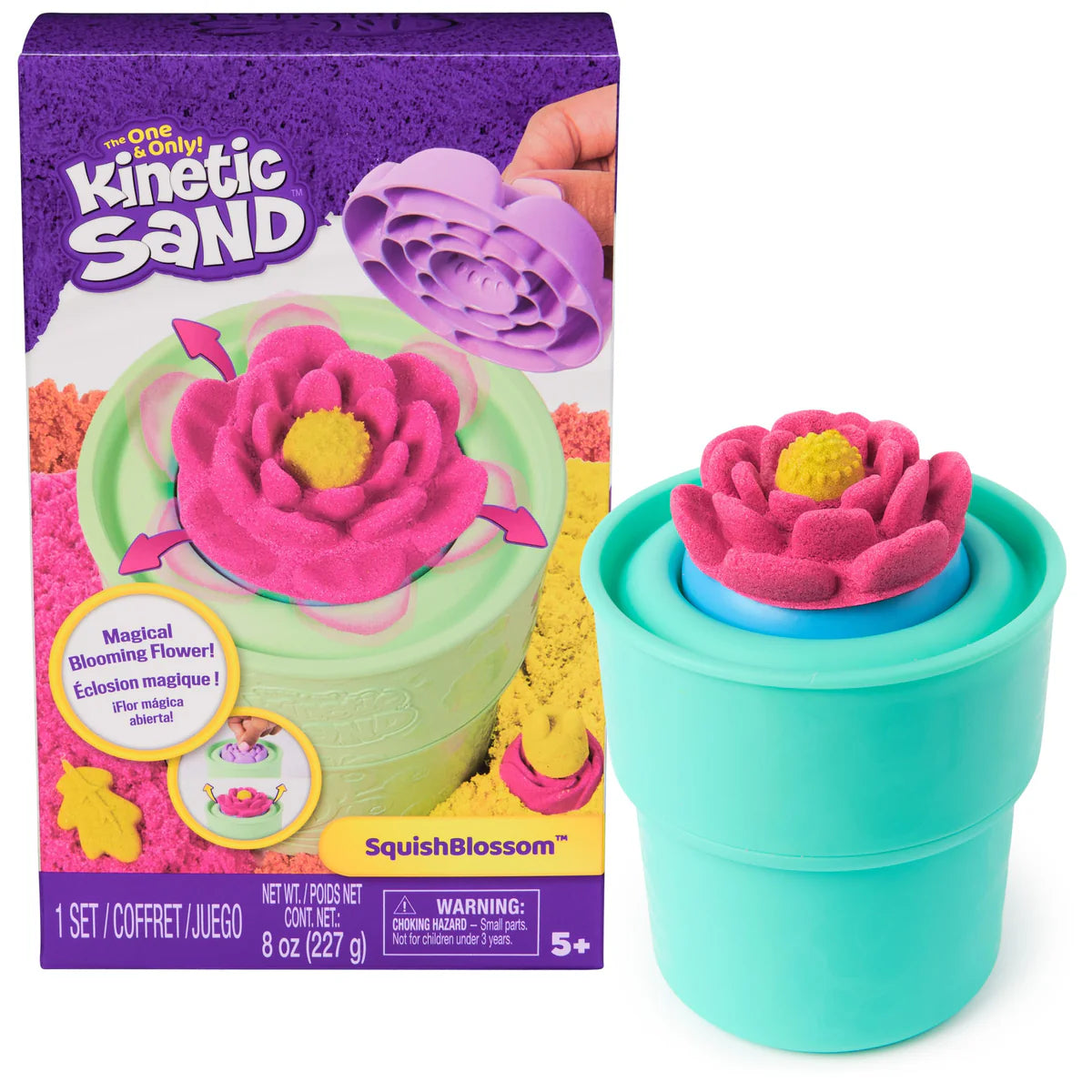 Kinetic Sand - Squish Blossom Play Set-Yarrawonga Fun and Games