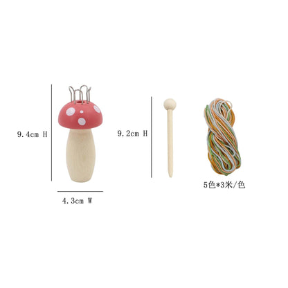 Knitting Mushroom - Wooden-Yarrawonga Fun and Games