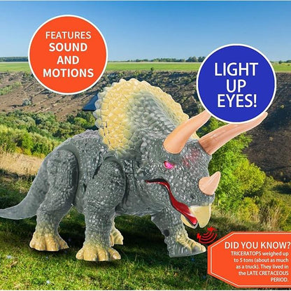 Light and Sound Triceratops-Yarrawonga Fun and Games