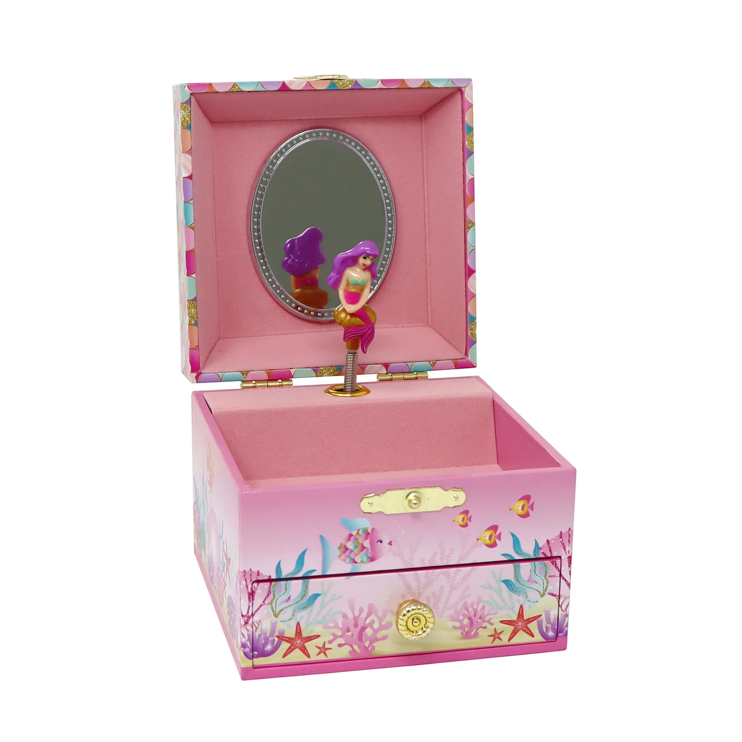 Musical Jewellery Box - Mermaid - Small-Yarrawonga Fun and Games