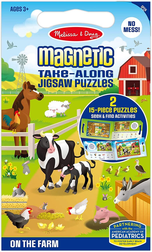 Magnetic Take-Along Jigsaw - Farm-Yarrawonga Fun and Games