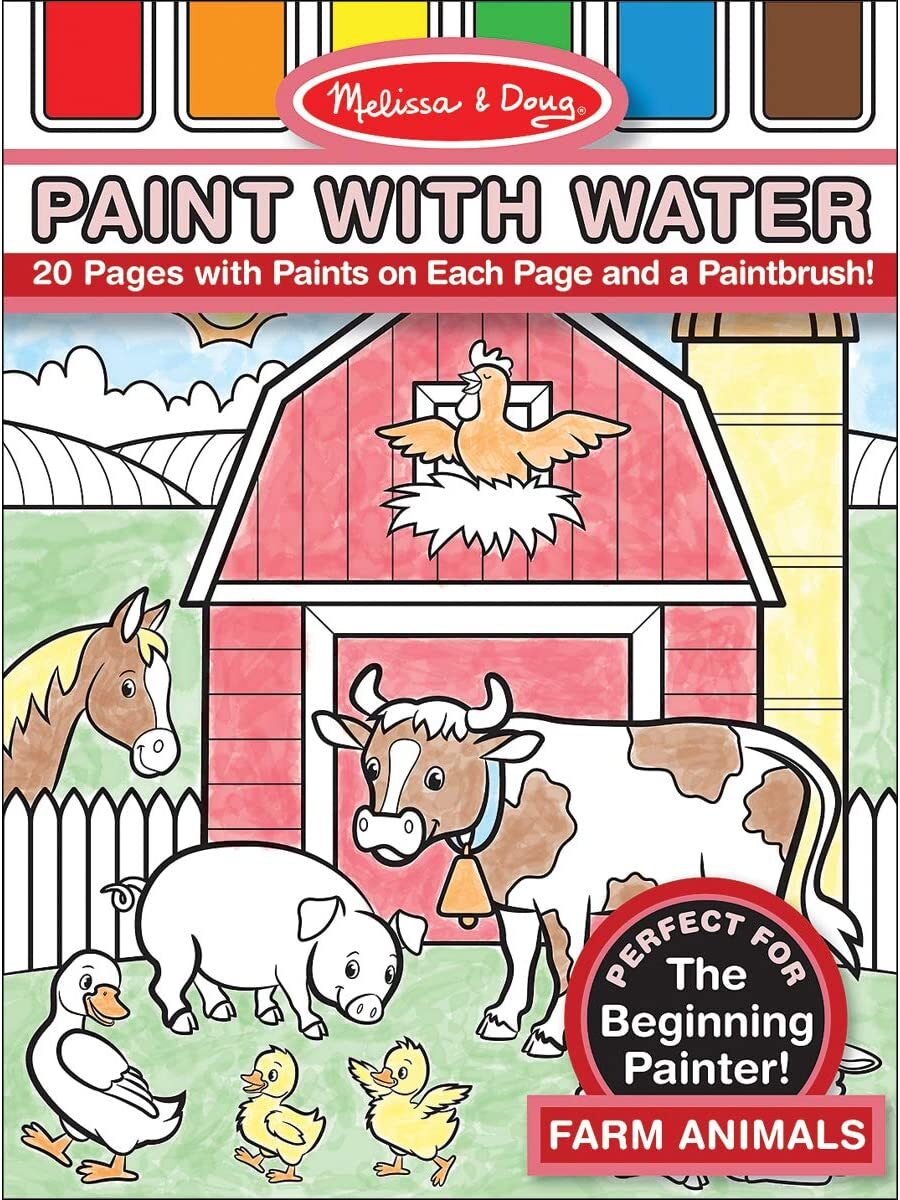 Paint with Water - Farm Animals-Yarrawonga Fun and Games