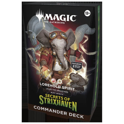 Magic Secrects of Stixhaven Commander Deck - Various-Lorhold Spirit (White-Red)-Yarrawonga Fun and Games