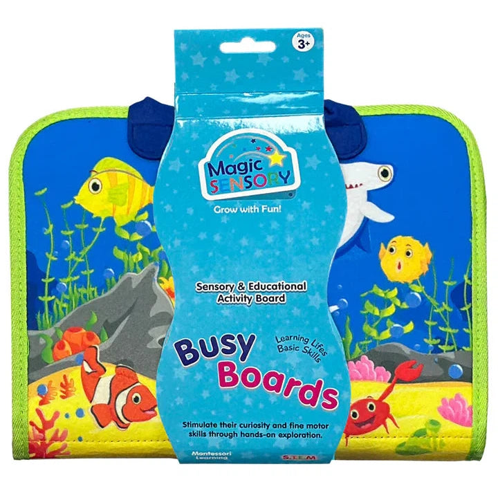 Magic Sensory Busy Boards-Blue-Yarrawonga Fun and Games