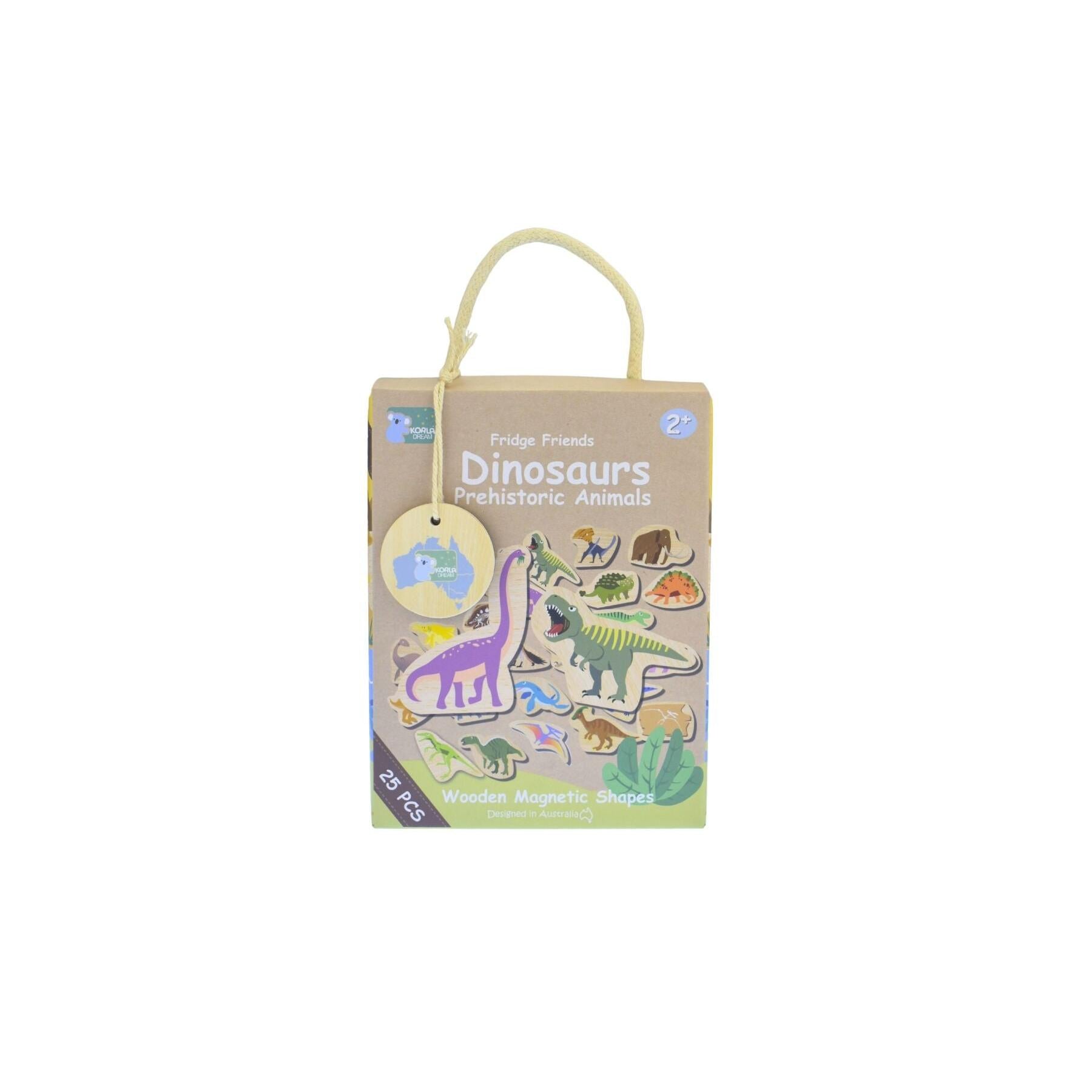 Magnetic Dinosaurs - 25 Pieces-Yarrawonga Fun and Games
