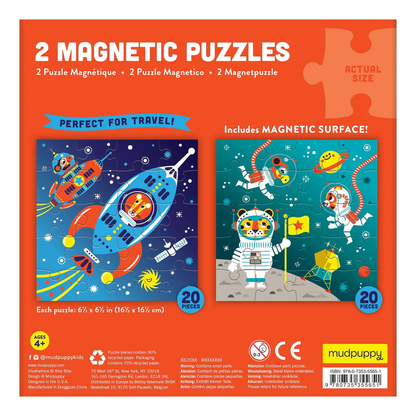 Magnetic Puzzles 2 Pack - Various Designs-Yarrawonga Fun and Games
