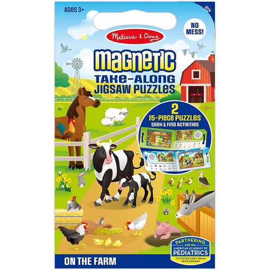 Magnetic Take-Along Jigsaw - Farm-Yarrawonga Fun and Games