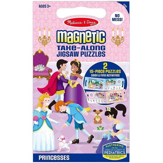 Magnetic Take-Along Jigsaw - Princesses-Yarrawonga Fun and Games