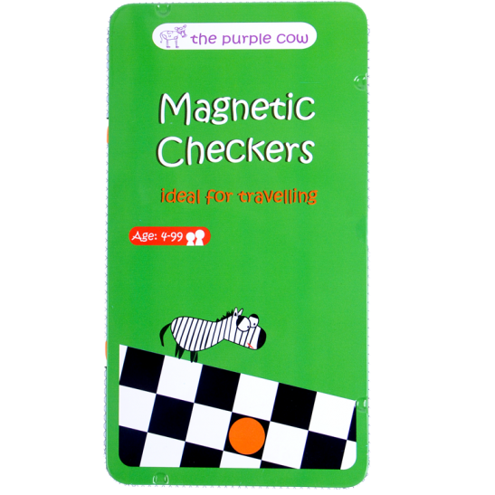 Magnetic Travel Games-Checkers-Yarrawonga Fun and Games