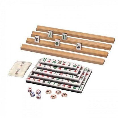 Mah-Jong Set with wooden racks-Yarrawonga Fun and Games