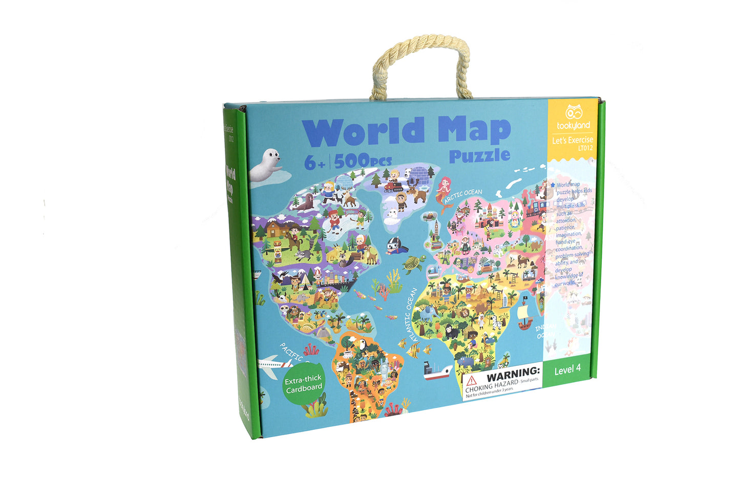 Map of the World Floor Puzzle-Yarrawonga Fun and Games