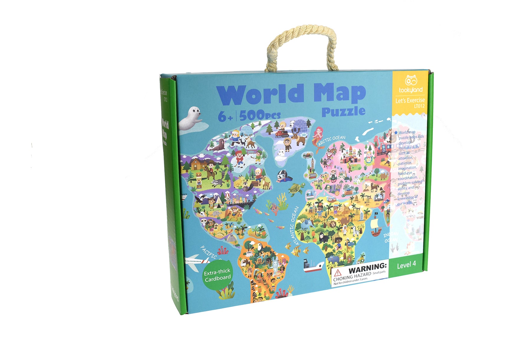 Map of the World Floor Puzzle-Yarrawonga Fun and Games