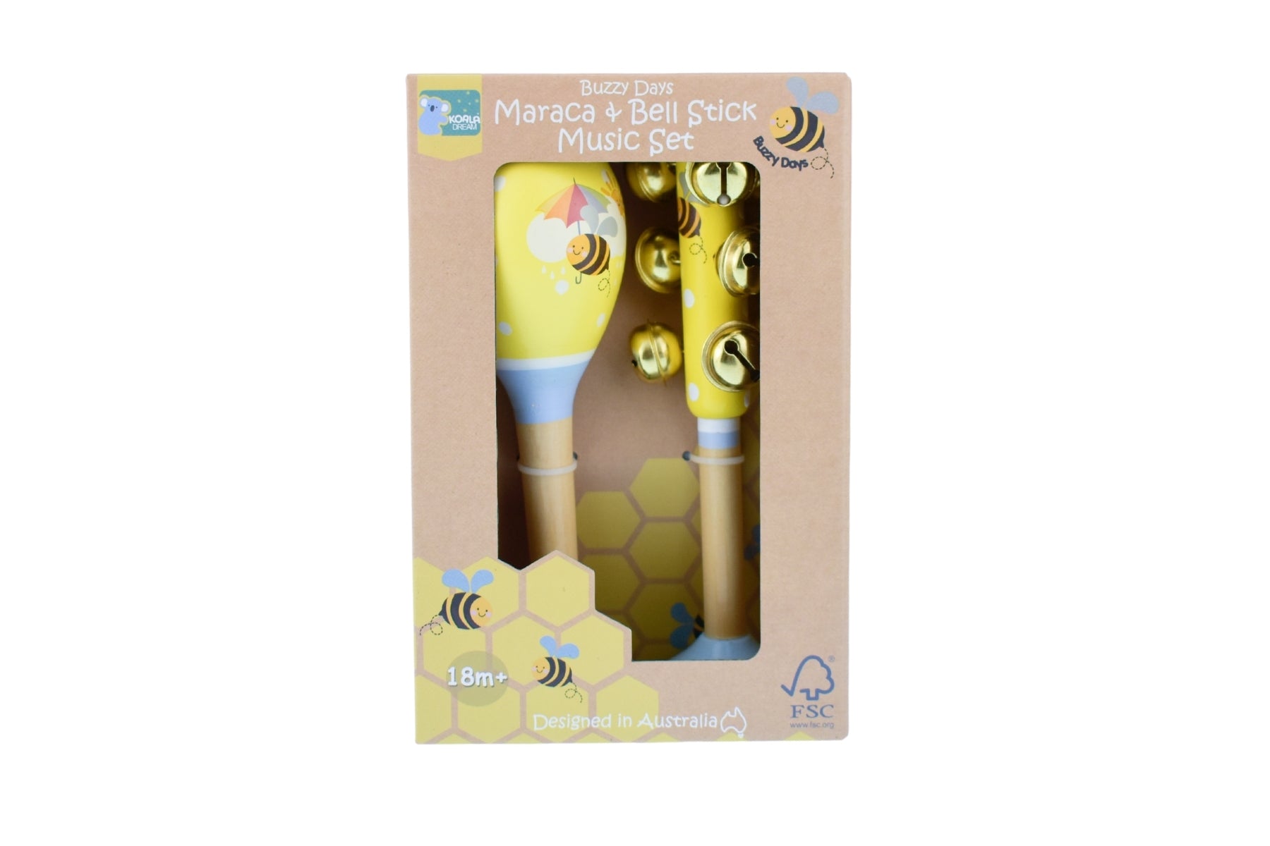 Maraca and Bell Stick - Buzzy Days-Yarrawonga Fun and Games