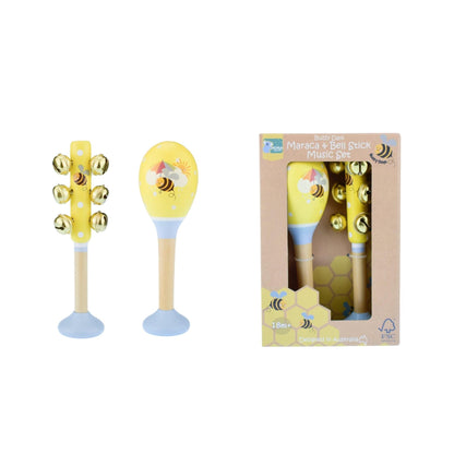 Maraca and Bell Stick - Buzzy Days-Yarrawonga Fun and Games