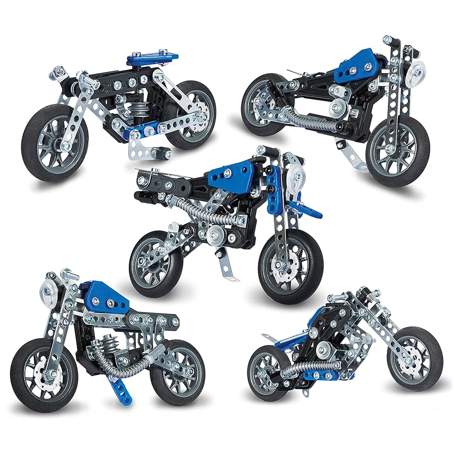 Meccano 5 in 1 Motorcycles-Yarrawonga Fun and Games