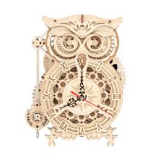 Mechanical Owl Clock-Yarrawonga Fun and Games