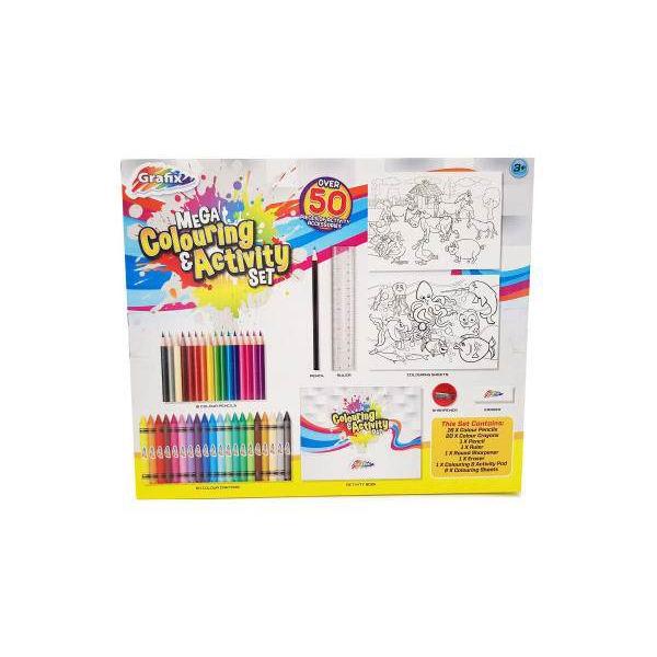 Mega Colouring and Activity Set-Yarrawonga Fun and Games