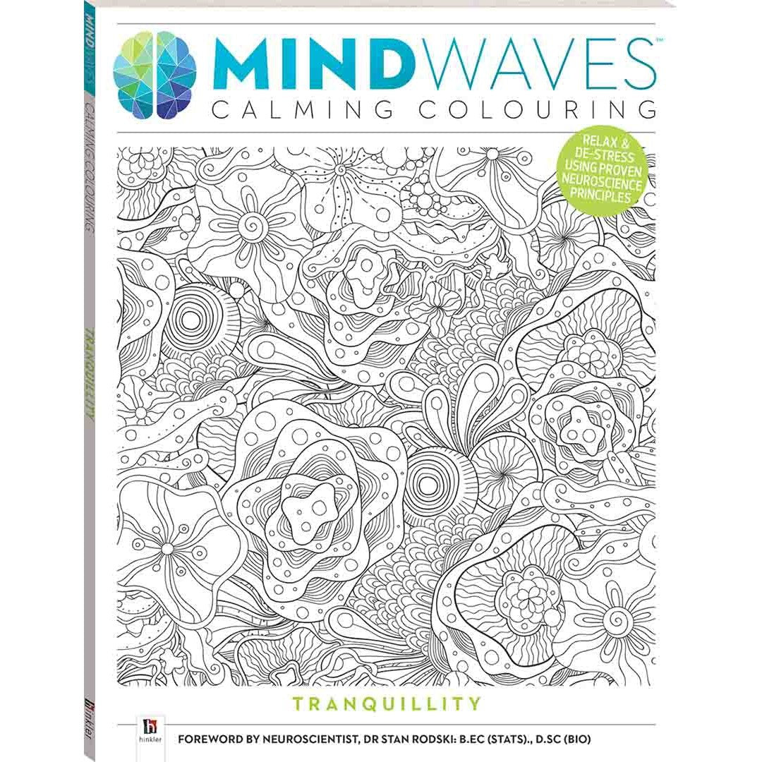 Mindwaves - Calming Colouring Tranquillity-Yarrawonga Fun and Games