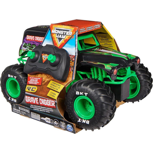 Monster Jam 1:15 - Gravedigger - Remote Control-Yarrawonga Fun and Games