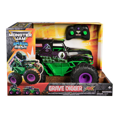Monster Jam 1:15 - Gravedigger Smash and Bash - Remote Control-Yarrawonga Fun and Games