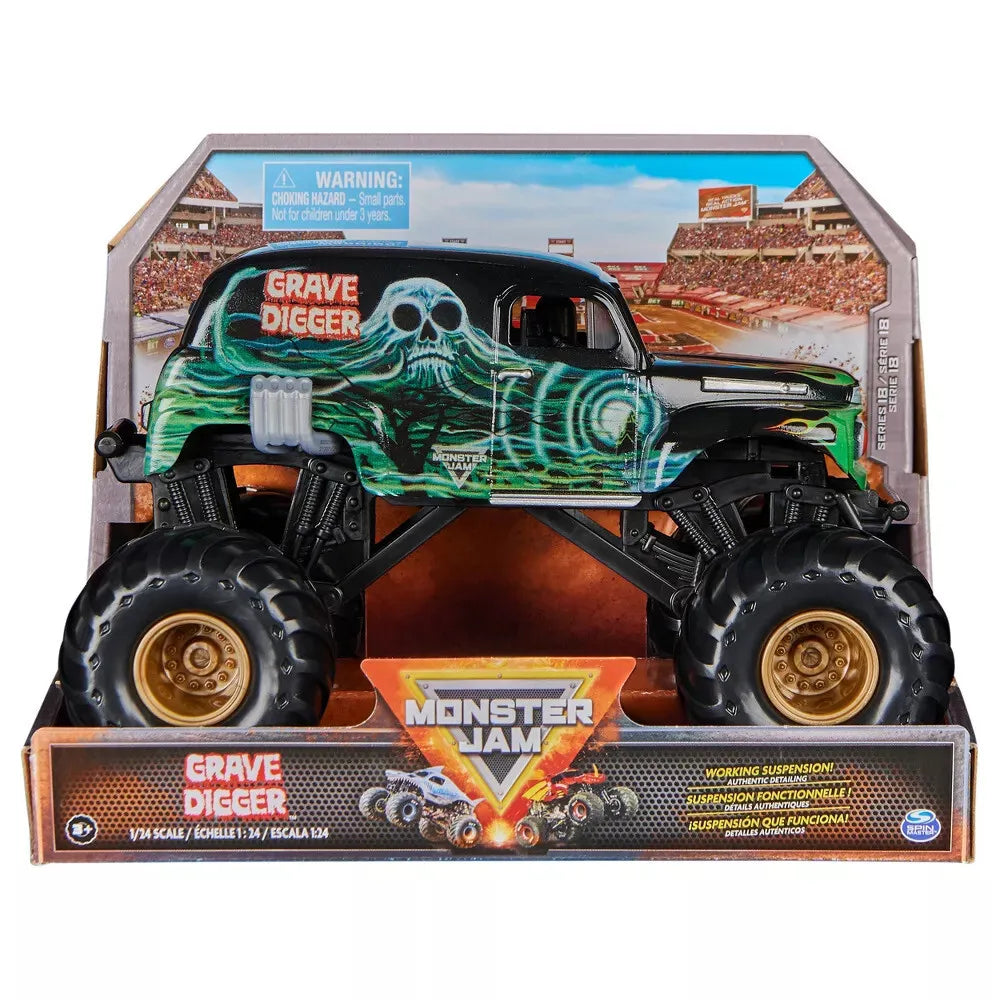 Monster Jam - 1:24 Diecast Trucks - Gravedigger-Yarrawonga Fun and Games