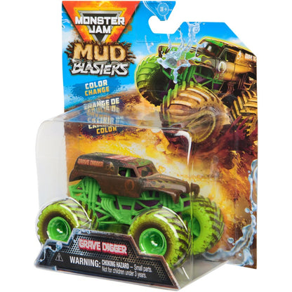 Monster Jam 1:64 Scale - Various Trucks-Gravedigger - Mud Basher-Yarrawonga Fun and Games